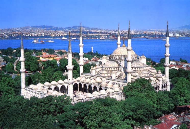Mosques In Turkey. While the Blue Mosque is