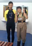 Irene with the Trainer